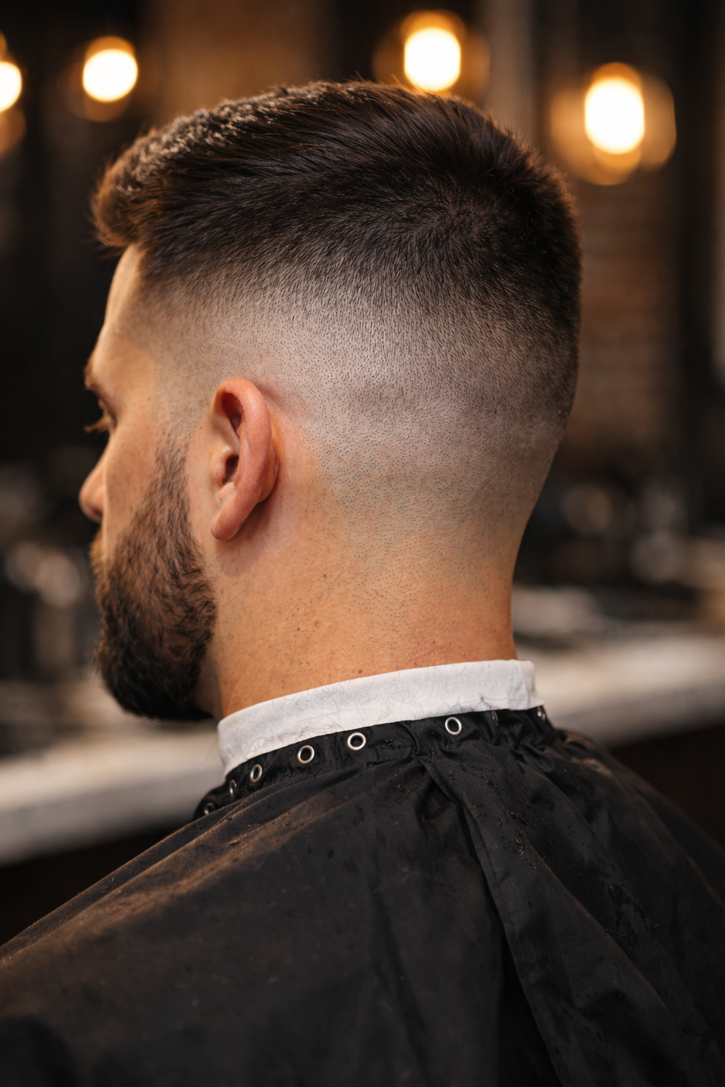 Precision fade haircut