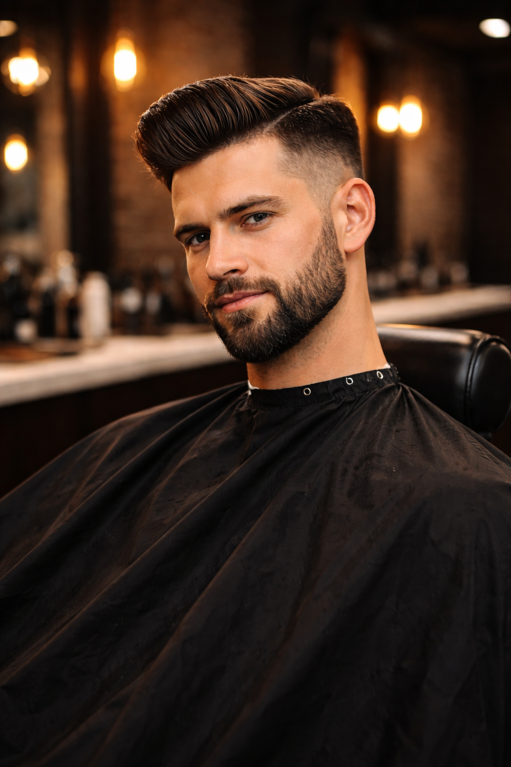 Classic barbershop haircut